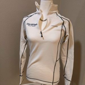 White Avalanche pullover jacket 1/4 zip Woman S